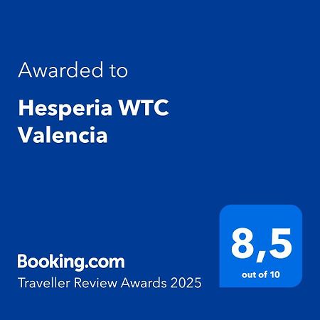 Hesperia Wtc Valencia Hotel Buitenkant foto